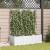 Ghiveci de grădină cu trellis 3 pcs Alb 120 x 40 x 143 cm PP GartenMobel Dekor