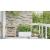 Ghivece pentru grădină Alb 80 x 40 x 37.5 cm Oțel GartenMobel Dekor