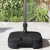 Bază pentru parasolar în aer liber Negru 45 x 45 x 29.5 cm GartenMobel Dekor