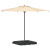 Set bază pentru parasol cantilever 4 pcs Negru 98 x 98 x 13 cm GartenMobel Dekor