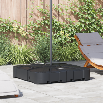Set bază pentru parasol cantilever 2 pcs Negru 88 x 88 x 19 cm GartenMobel Dekor