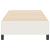 Cadru de pat Crem 100 x 200 cm Țesătură de catifea GartenMobel Dekor