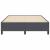 Cadru de pat Gri închis 160 x 200 cm Țesătură de catifea GartenMobel Dekor