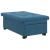 Canapea extensibilă albastru 67 x 194 x 38 cm Catifea GartenMobel Dekor