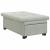 Canapea extensibilă Gri deschis 67 x 194 x 38 cm Catifea GartenMobel Dekor