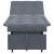 Canapea extensibilă Gri închis 67 x 194 x 38 cm Catifea GartenMobel Dekor