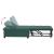 Canapea extensibilă Verde închis 67 x 194 x 38 cm Catifea GartenMobel Dekor