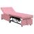 Canapea extensibilă Roz 67 x 194 x 38 cm Catifea GartenMobel Dekor