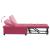 Canapea extensibilă bordo 67 x 194 x 38 cm Catifea GartenMobel Dekor
