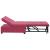 Canapea extensibilă bordo 67 x 194 x 38 cm Catifea GartenMobel Dekor