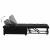 Canapea extensibilă Negru 67 x 194 x 38 cm Catifea GartenMobel Dekor