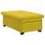 Canapea extensibilă Galben 67 x 194 x 38 cm Catifea GartenMobel Dekor