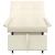 Canapea extensibilă Crem 67 x 194 x 38 cm Catifea GartenMobel Dekor
