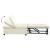 Canapea extensibilă Crem 67 x 194 x 38 cm Catifea GartenMobel Dekor