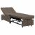Canapea extensibilă Gri închis 67 x 194 x 38 cm GartenMobel Dekor