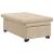 Pat canapea Crem 67 x 194 x 82 cm Material din microfibră GartenMobel Dekor