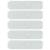 Borduri pentru gazon 5 pcs Argintiu 100 x 25 x 0.07 cm GartenMobel Dekor