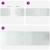 Borduri pentru gazon 5 pcs Argintiu 100 x 25 x 0.07 cm GartenMobel Dekor