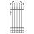 Poartă de gard Gri 89 x 200 cm Oțel GartenMobel Dekor