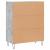 Dulap, gri beton, 69,5x34x90 cm, lemn compozit GartenMobel Dekor