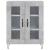 Dulap, gri beton, 69,5x34x90 cm, lemn compozit GartenMobel Dekor