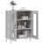 Dulap, gri sonoma, 69,5x34x90 cm, lemn compozit GartenMobel Dekor