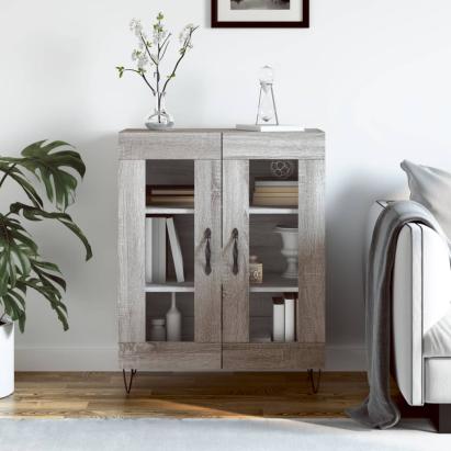 Dulap, gri sonoma, 69,5x34x90 cm, lemn compozit GartenMobel Dekor