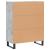 Dulap, gri beton, 69,5x34x90 cm, lemn compozit GartenMobel Dekor