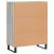 Dulap, gri sonoma, 69,5x34x90 cm, lemn compozit GartenMobel Dekor