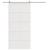 Ușă de hambar, alb, 100x208 cm, lemn masiv de pin GartenMobel Dekor