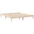 Cadru pat foarte lung fără saltea, 200x210 cm, lemn masiv pin GartenMobel Dekor