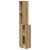 Dulap pentru baie stejar artizanal 25x25x170 cm lemn prelucrat GartenMobel Dekor