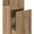 Dulap pentru baie stejar artizanal 25x25x170 cm lemn prelucrat GartenMobel Dekor