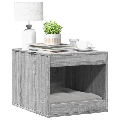 Cutie litieră pisici sonoma gri 47x59x42 cm lemn prelucrat GartenMobel Dekor
