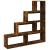 Bibliotecă/separator stejar fumuriu 143,5x29x143,5 cm lemn GartenMobel Dekor