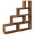 Bibliotecă/separator 4 niveluri, lemn 143,5x29x143,5 cm lemn GartenMobel Dekor