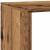 Bibliotecă/separator 4 niveluri, lemn 143,5x29x143,5 cm lemn GartenMobel Dekor