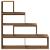 Bibliotecă/separator 4 niveluri, stejar 143,5x29x143,5 cm lemn GartenMobel Dekor