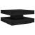 Măsuță cafea rotativă 360 grade, negru 70x70x34,5 cm GartenMobel Dekor