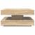 Măsuță cafea rotativă 360 grade, stejar sonoma 70x70x34,5 cm GartenMobel Dekor