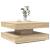 Măsuță cafea rotativă 360 grade, stejar sonoma 70x70x34,5 cm GartenMobel Dekor