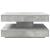 Măsuță cafea rotativă 360 grade, gri beton 70x70x34,5 cm GartenMobel Dekor