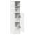 Dulap de baie cu suport role, alb, 20,5x22x90 cm GartenMobel Dekor