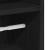 Dulap de baie cu suport role, negru, 20,5x22x90 cm GartenMobel Dekor