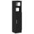 Dulap de baie cu suport role, negru, 20,5x22x90 cm GartenMobel Dekor