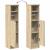 Dulap de baie cu suport role, stejar sonoma, 20,5x22x90 cm GartenMobel Dekor