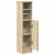 Dulap de baie cu suport role, stejar sonoma, 20,5x22x90 cm GartenMobel Dekor