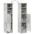 Dulap de baie cu suport role, gri beton, 20,5x22x90 cm GartenMobel Dekor