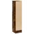 Dulap de baie cu suport role, stejar fumuriu, 20,5x22x90 cm GartenMobel Dekor