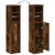 Dulap de baie cu suport role, stejar fumuriu, 20,5x22x90 cm GartenMobel Dekor